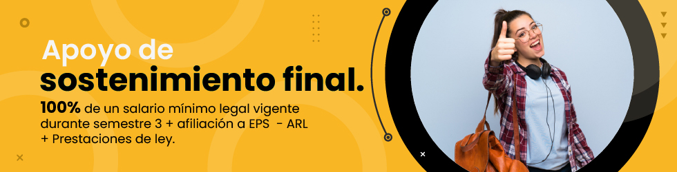 Apoyo de sostenimiento final estudiantes Tec Alianza.